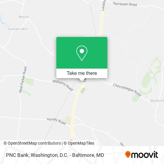 PNC Bank map