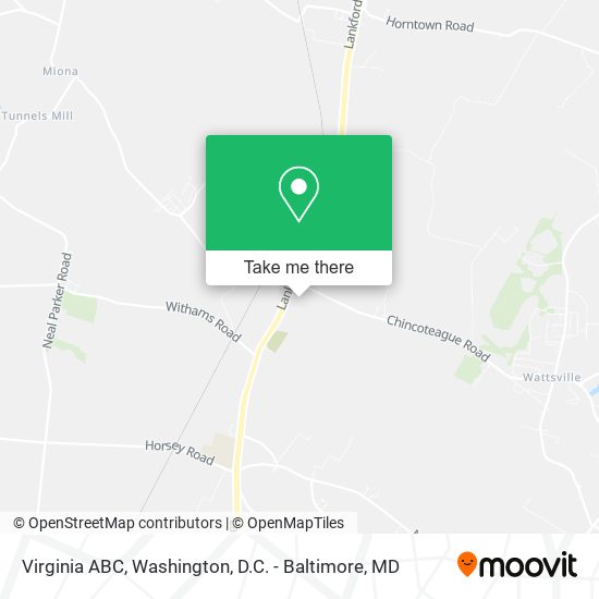 Virginia ABC map