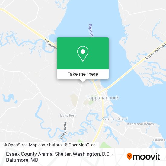 Mapa de Essex County Animal Shelter