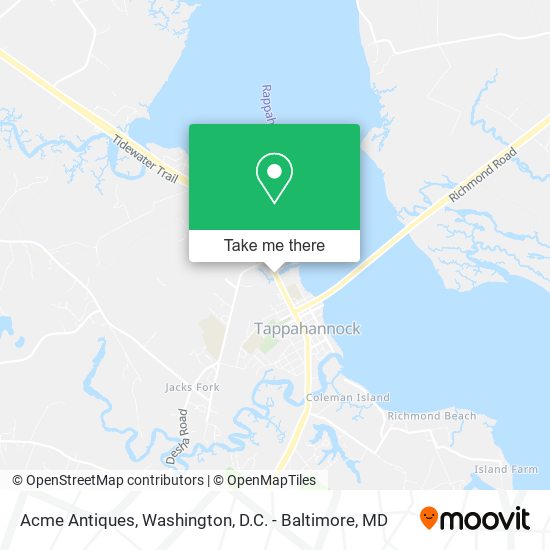 Acme Antiques map