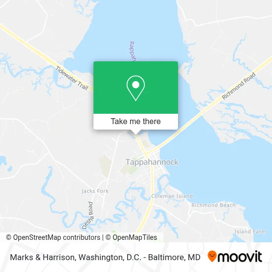 Marks & Harrison map