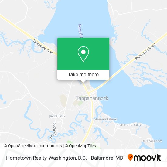 Hometown Realty map