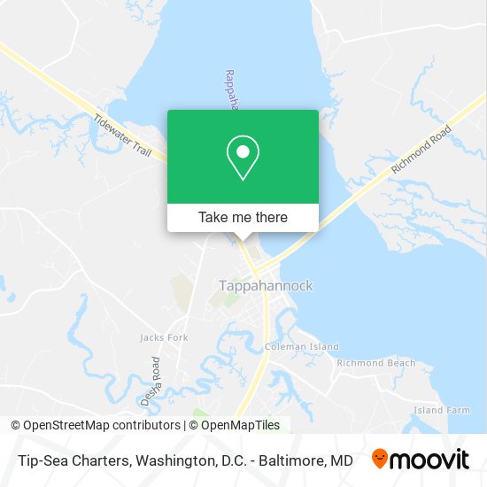 Mapa de Tip-Sea Charters