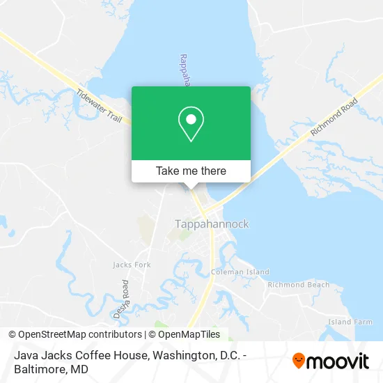 Java Jacks Coffee House map
