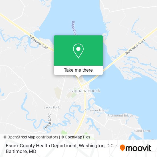 Mapa de Essex County Health Department