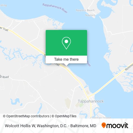 Wolcott Hollis W map