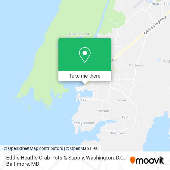 Eddie Heath's Crab Pots & Supply map