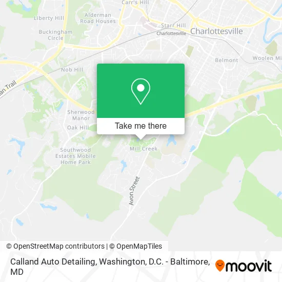 Calland Auto Detailing map