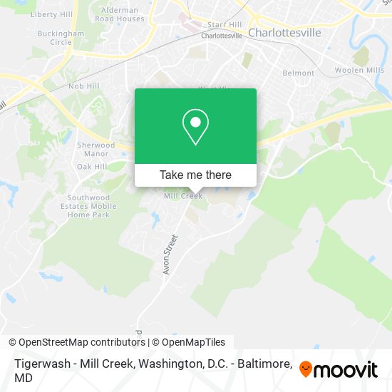 Mapa de Tigerwash - Mill Creek