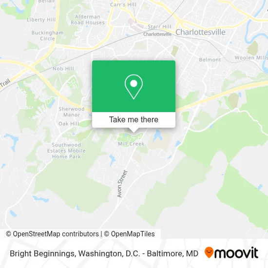 Bright Beginnings map