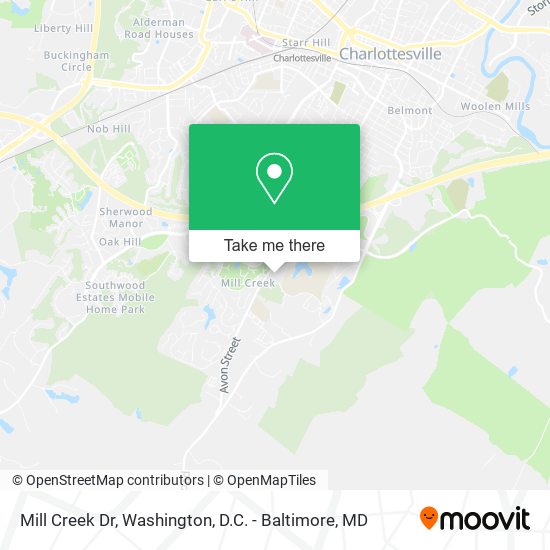 Mill Creek Dr map