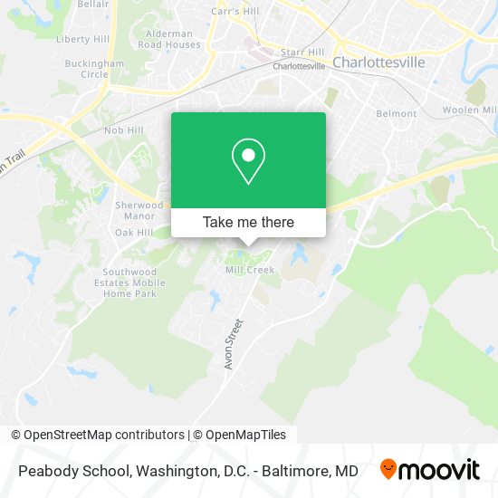 Mapa de Peabody School