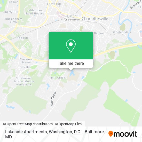 Mapa de Lakeside Apartments