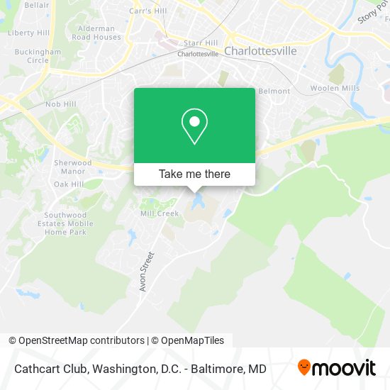 Cathcart Club map