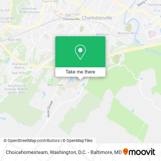 Mapa de Choicehomesteam