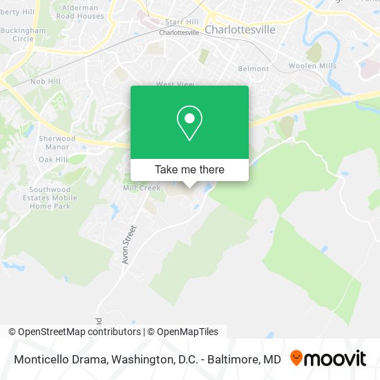 Monticello Drama map