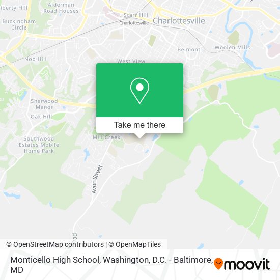 Mapa de Monticello High School