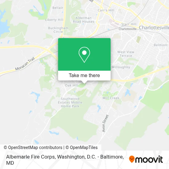Albemarle Fire Corps map