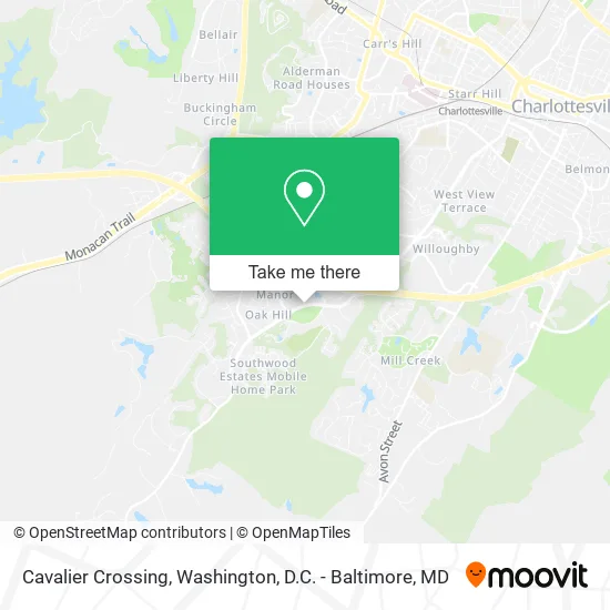 Cavalier Crossing map