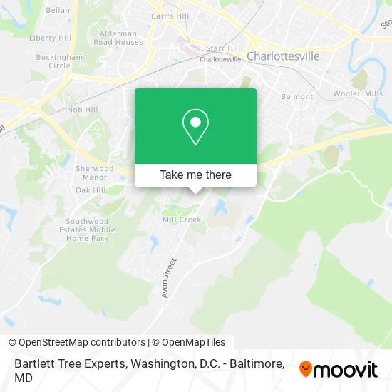 Bartlett Tree Experts map