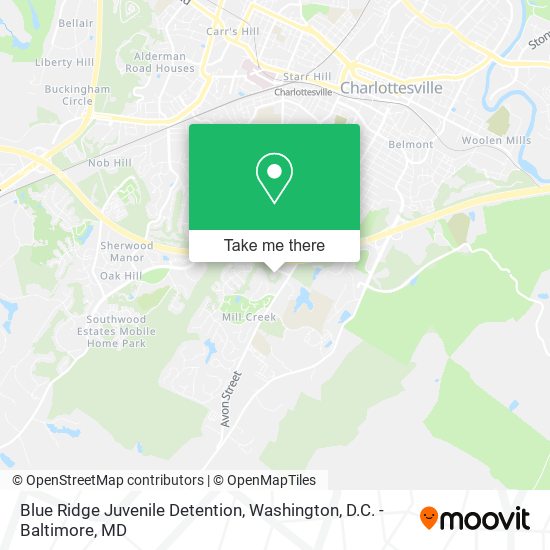 Blue Ridge Juvenile Detention map
