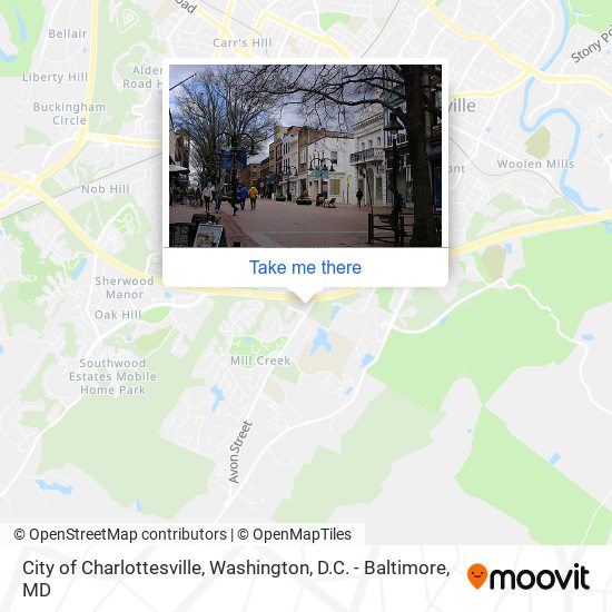 Mapa de City of Charlottesville