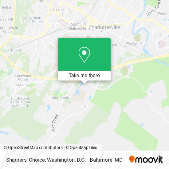 Shippers' Choice map