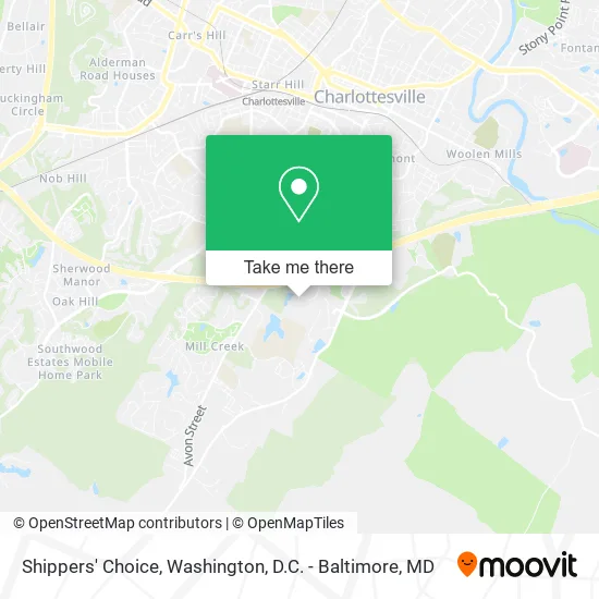 Shippers' Choice map