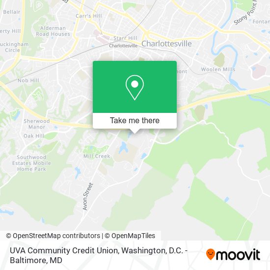 UVA Community Credit Union map