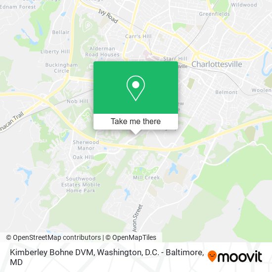 Kimberley Bohne DVM map