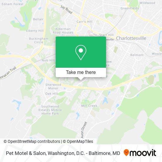Pet Motel & Salon map