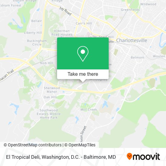 El Tropical Deli map
