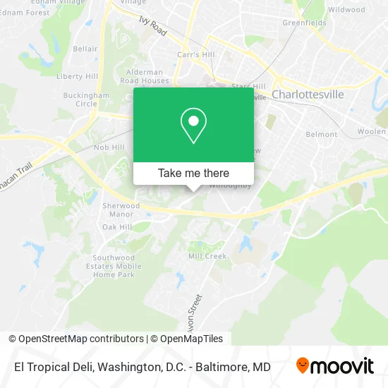 El Tropical Deli map