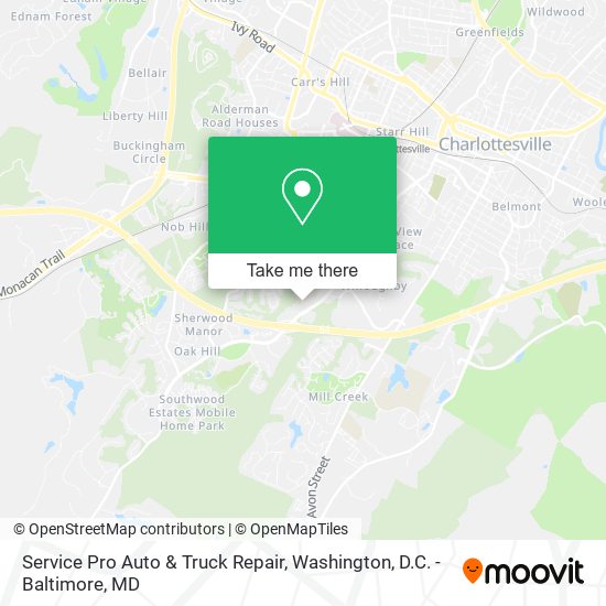 Mapa de Service Pro Auto & Truck Repair