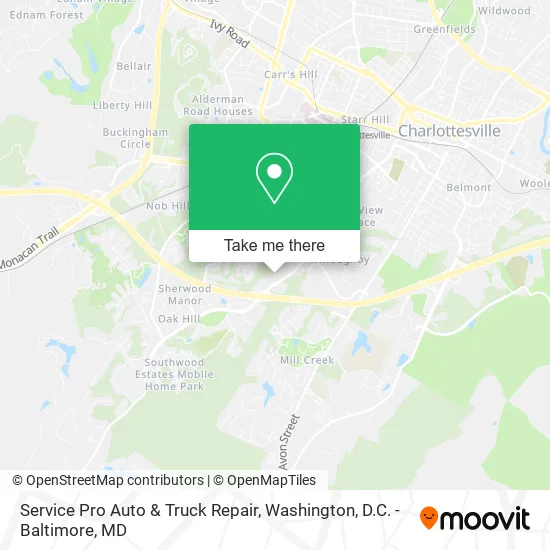 Service Pro Auto & Truck Repair map