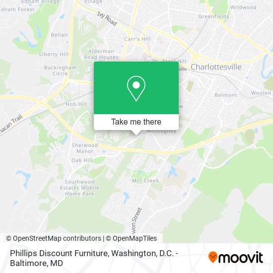 Mapa de Phillips Discount Furniture