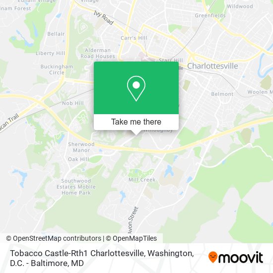 Tobacco Castle-Rth1 Charlottesville map