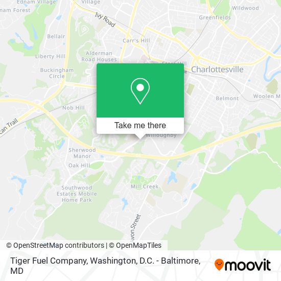 Mapa de Tiger Fuel Company