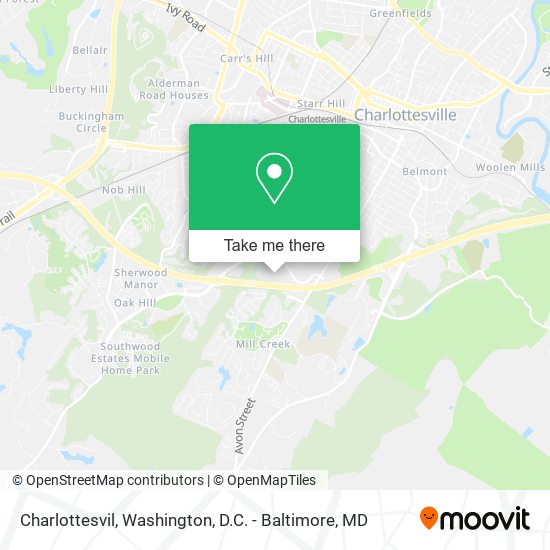Charlottesvil map