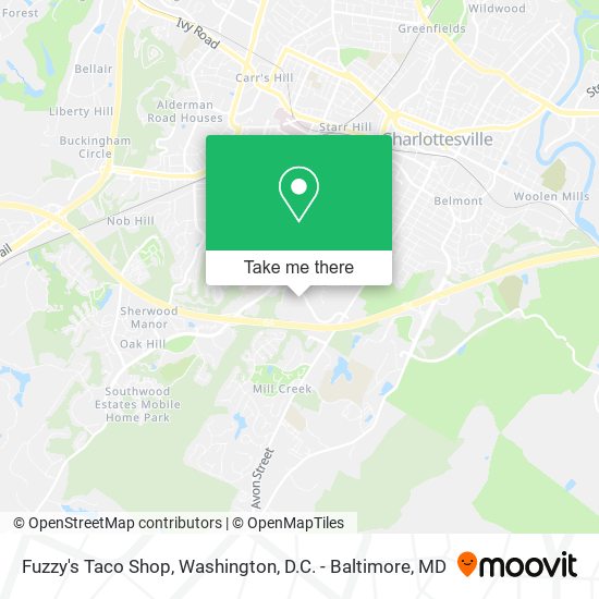 Fuzzy's Taco Shop map