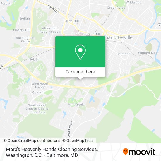 Mara's Heavenly Hands Cleaning Services map