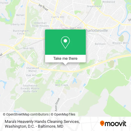 Mapa de Mara's Heavenly Hands Cleaning Services