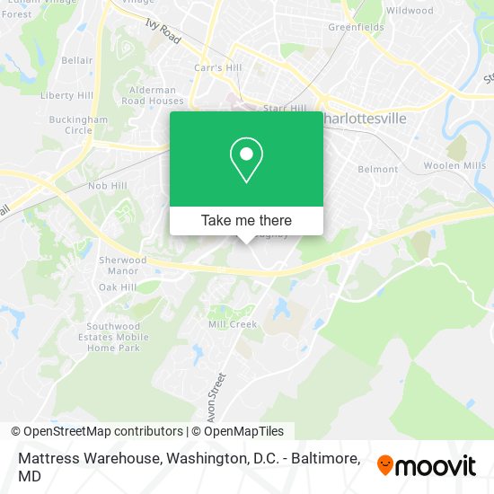 Mattress Warehouse map