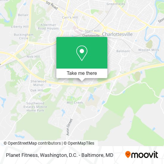 Mapa de Planet Fitness