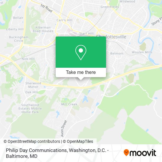Philip Day Communications map