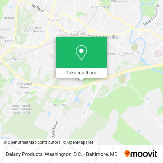 Delany Products map