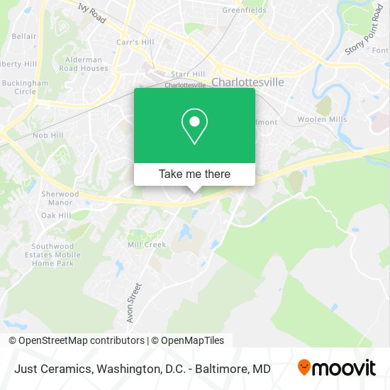Just Ceramics map