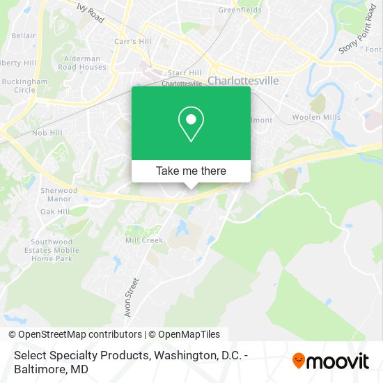 Select Specialty Products map