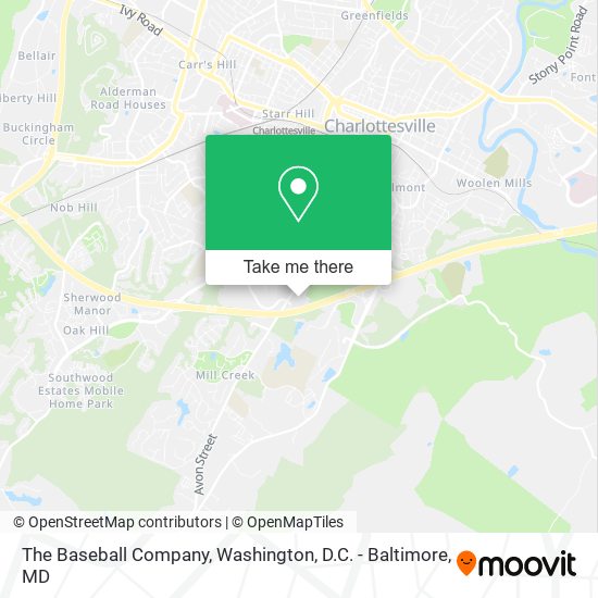 The Baseball Company map