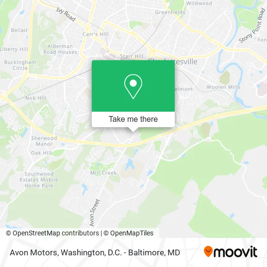 Mapa de Avon Motors